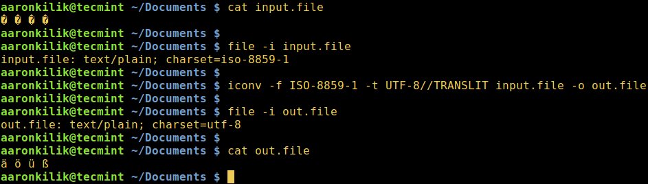 如何在 Linux 中将文件编码转换为 UTF-8
